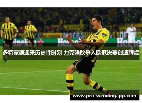 多特蒙德迎来历史性时刻 力克强敌杀入欧冠决赛创造辉煌